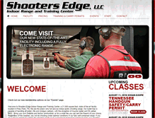 Tablet Screenshot of myshootersedge.com